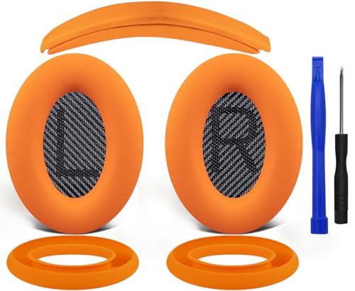 【送料無料】SOULWIT イヤーパッド + ヘッドバンド + イヤーパッドカバー Bose QuietComfort 35 QC35, QC35 ii Over-Ear ヘッドセット 用 交換 キット ヘッドホン 替え パッド 劣化防止 クッション
