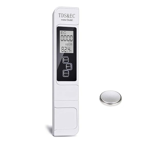 【送料無料】GOOMAND 水質測定器 TDS EC メーター 測定範囲 0-9990us/cm 0-9999ppm 水温 自動温度補正 ..