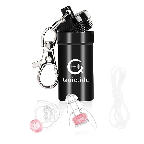 【送料無料】ライブ用耳栓 Quietide 耳栓 ライブ イヤープロテクター 聴覚障害予防 コンサートやフェス、クラブなどで大音量の音楽を楽しむ方向け 水洗い可...