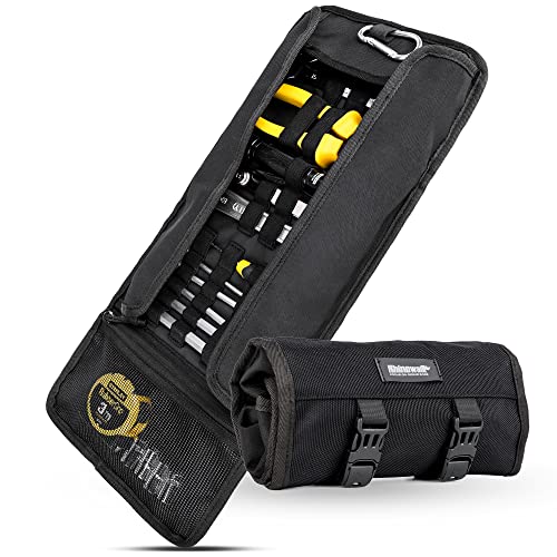 【送料無料】Rhinowalk バイクツールバッグ 工具入れ ツールロールバッグ 車載工具収納バッグ バイク用..