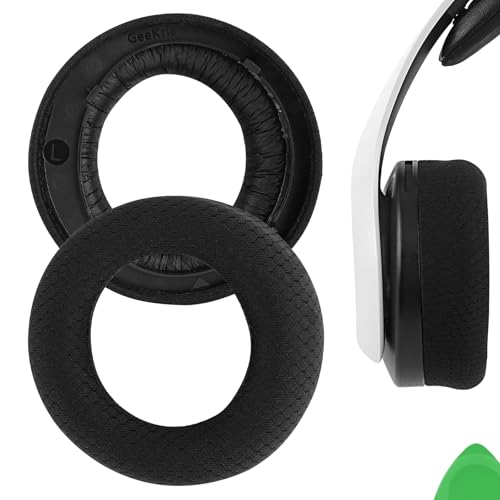 【送料無料】Geekria イヤーパッド Comfort 互換性 パッド ソニー S0NY Play/Station 5 PULSE 3D PS5 Wireless ヘッドホンに対応 パッド イヤー/イヤーカップ メッシュファブリック (ブラック)