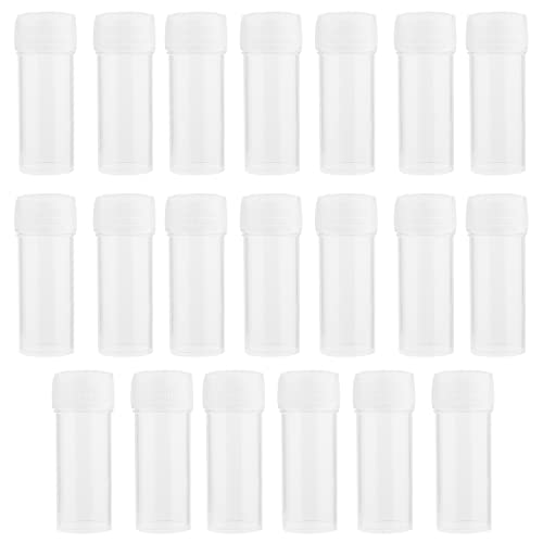 【送料無料】Coollooda ピルケース 薬入れ 携帯 薬ケース プラスチック 薬用 ピル ボトル 小物 保存 容器 保管 小分け 5g 20本セット