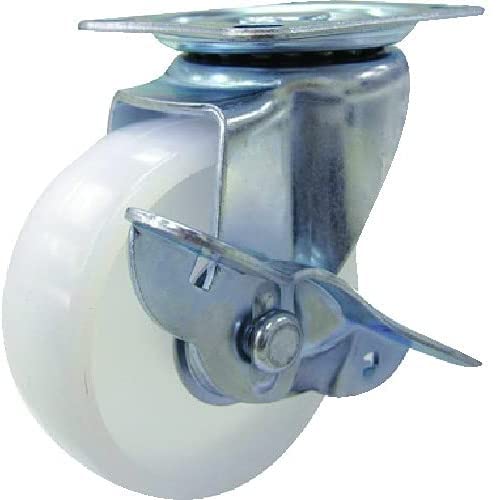 【送料無料】TRUSCO(トラスコ) 台車用キャスター φ100 ナイロン車 自在ストッパー付 TYSG-100NS × 20個..