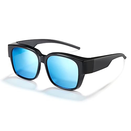 【送料無料】[Cyxus] シクサズ オーバーサングラス メガネの上から掛ける 偏光レンズ UVカット 超軽量 ..