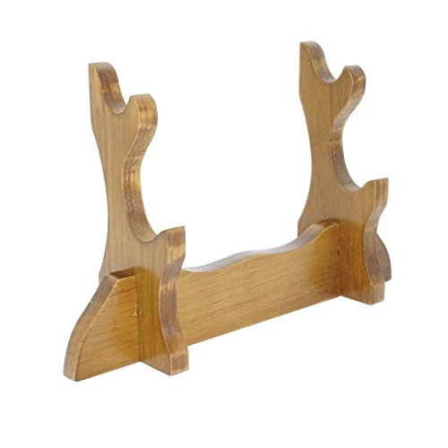 【送料無料】ミニ刀掛台 日本刀 短刀 小刀 協差 飾り台 2段式 武道用品 (C)