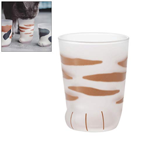 【送料無料】Besline 猫あし ペア ティーセット 可愛い 肉球カップ ギフト ガラス ミルク 紅茶 コーヒ..