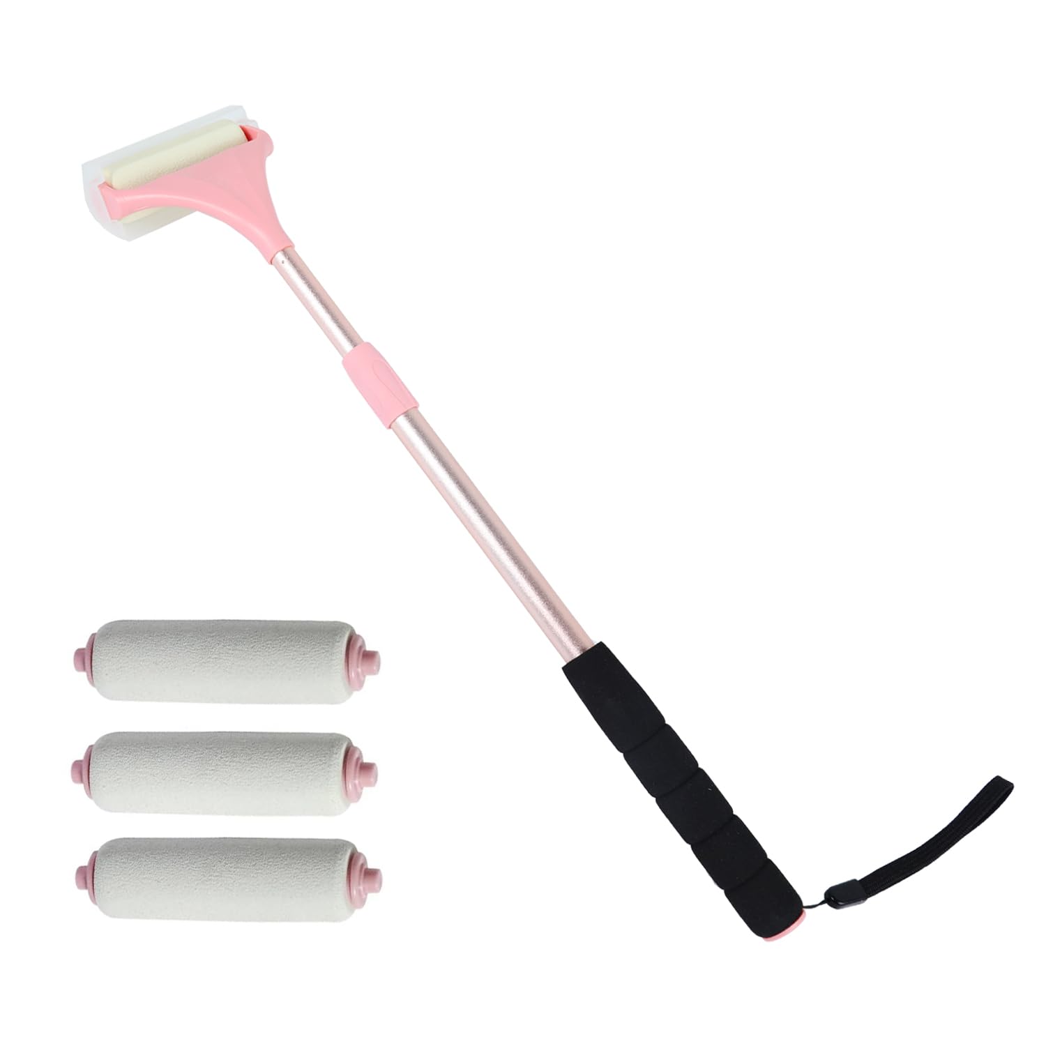 【送料無料】ローションアプリケーター ，背中にクリームを塗る道具，化粧水はひじや背中など手の届かないところに日焼け止めや乳液を塗る 色：ピンク