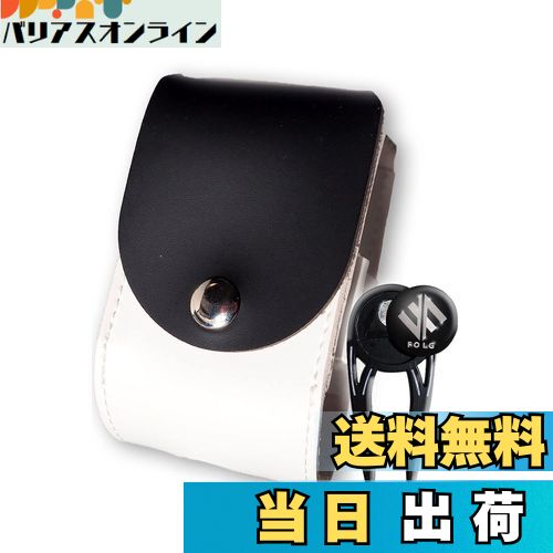 【送料無料】FOLG ゴルフボールケース グリーンフォーク マーカー セット 【ベルトに簡単取付】 ボール2個収納 PUレザー (グリーンフォークセット)