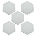 【送料無料】楽Meister ミニキャンバス 張りキャンバス 六角形 5枚セット (20cm) 画材 アクリル画 水彩画 油絵 油彩