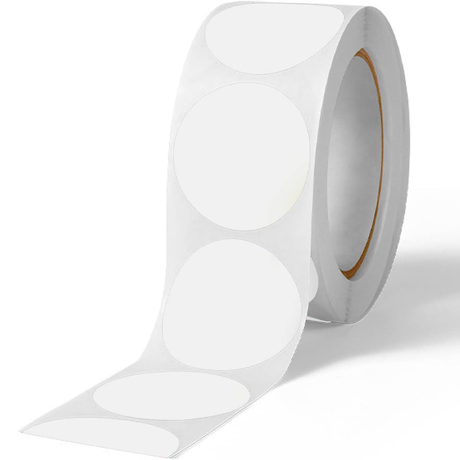 【送料無料】LUYING 丸シール マジック式結束バンド1本 大容量 ロール ステッカー 円形シール ラベルシ..