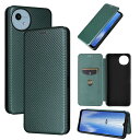 【送料無料】Pelanty SHARP AQUOS Wish4 ケース手帳型 炭素繊維調 SH-52E 携帯カバー aquos Wish4 背面ケース 軽量薄型 財布型 カード収納 シャップ アクオス Wish4 sh52e スマホケース マグネット ストラップ付き 耐衝撃 全面保護-グリーン