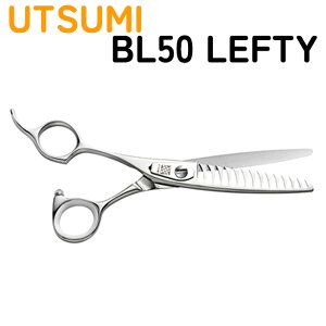 トリミングシザー UTSUMI BL50 LEFTY(左 スキ 50% 14目 6.0インチ)カット&セニングシザー ウツミ 内海 うつみ 【はさみ 犬用 プロ用シザー ペット用シザー 鋏 ハサミ トリミング トリマー カット トリミング用品 お手入れ用品】送料無料 U&U【CP】