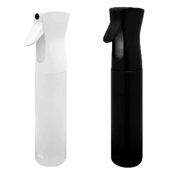 ミストスプレーボトル【mist spray bottle】350mlバンクスコレクション 350ミリリットル 霧吹き 継続噴霧 多肉 観葉植物 塊根 着生植物 灌水 葉水 無動力 エアリー ミスト サボテン ティランジア ブラック クリア おしゃれ