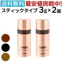 【2個セット】SMHヘアファンデーション スティックタイプ 3g ヘアー ファンデーション ルアン スーパーミリオンヘアー 白髪隠し 薄毛隠し ブラック ダーク...