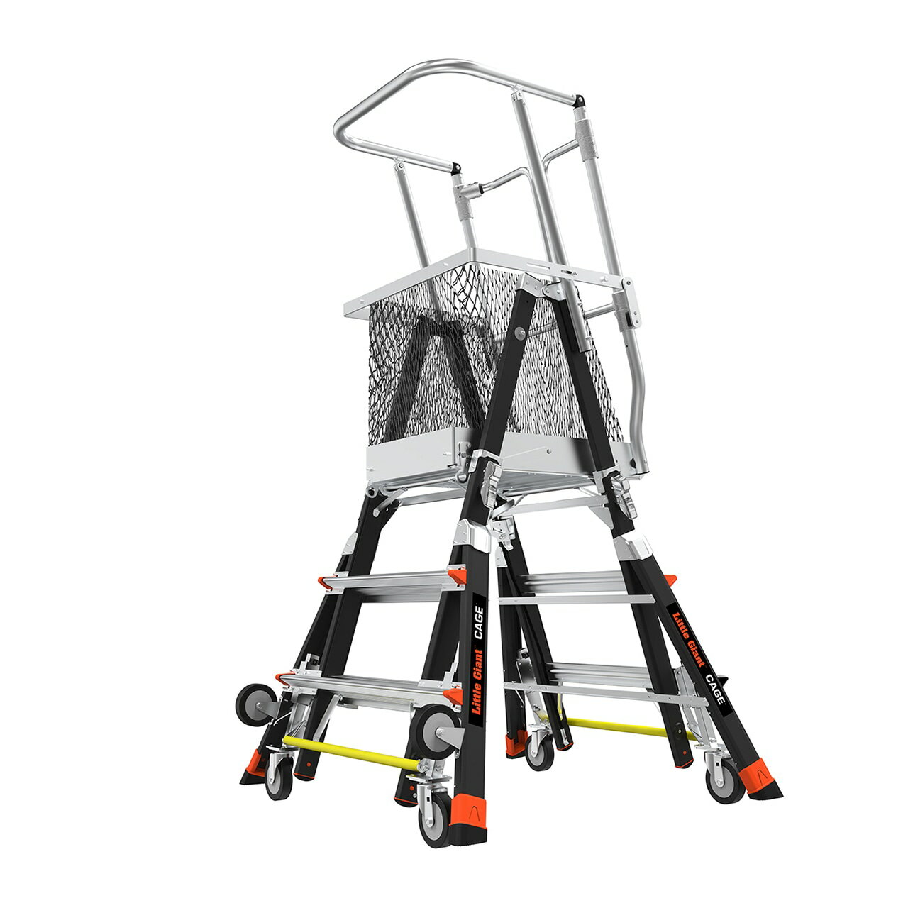 長谷川工業(Hasegawa)伸縮式折りたたみ作業台『ケージ』　LG-18503●全高：2.01〜2.59m　●作業床高さ：9..