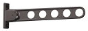 川口技研 窓壁用物干 HK型 ダークブロンズ HK-55-DB取付ネジ4本付属 ●長さ 555mm ●洗濯物目安重量 30kg【ホスクリーンシリーズ】【2本セッ...