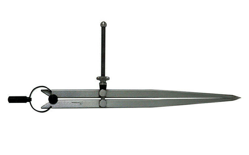 シンワ測定　73067 ／ 鋼製コンパス スプリング付 B 20cm