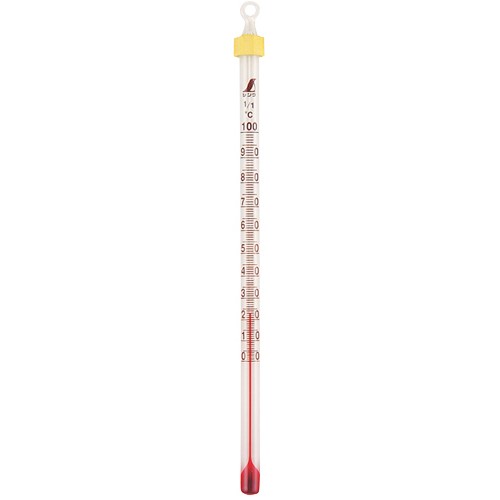 シンワ測定　72748 ／ 棒状温度計 H−4S アルコール 0〜100℃ 15cm