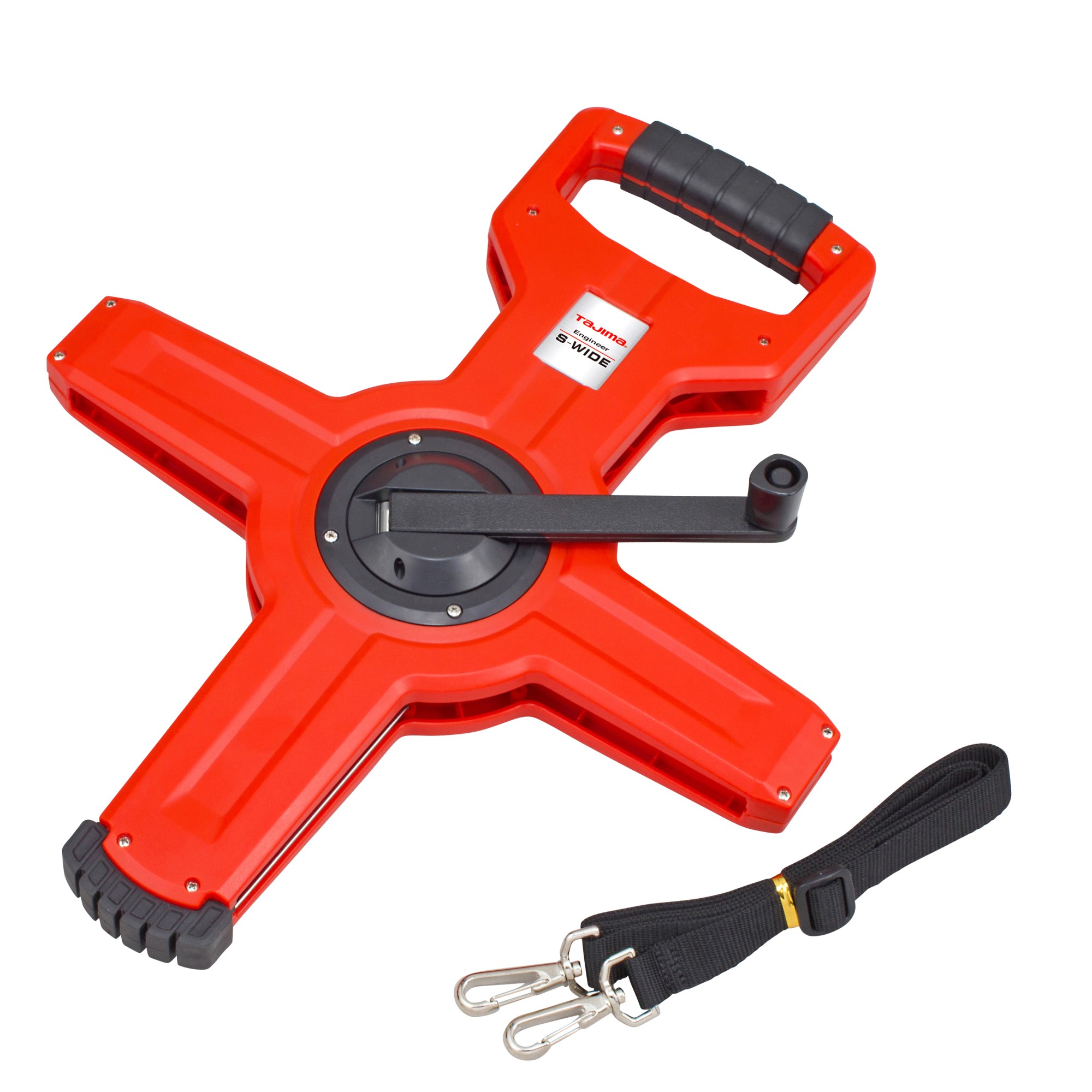 タジマ TAJIMA エンジニヤスーパーワイドはや巻 ケースハンドルセット100m HSW3-CS100