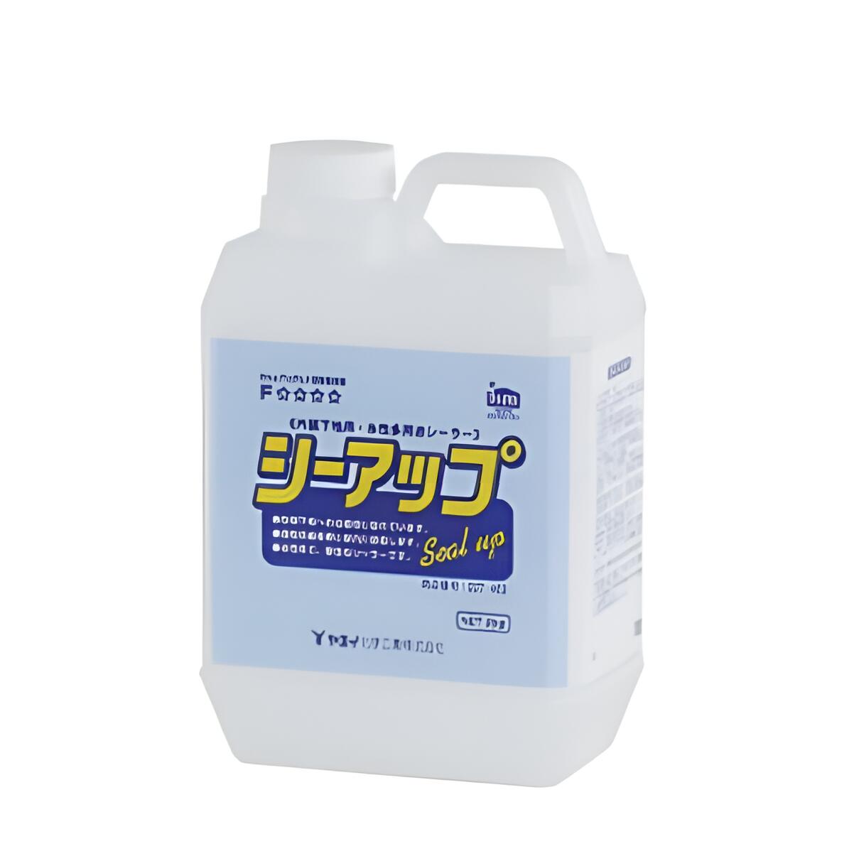 【特 徴】 ・さまざまな下地基材に内部浸透し吸水調整するとともに、下地を強力に固め、乾燥後、優れた耐水・耐湿性能を発揮します。 ・壁紙施工用でん粉系接着剤との接着性に優れているため、シーラー処理後の捨て糊や、壁紙施工の際、 でん粉系接着剤に合成樹脂エマルジョンを加える必要がほとんどありません。 【用 途】 ・内装下地用のシーラーです。 ◎モルタル、コンクリート面、フレキシブル板、ケイ酸カルシウム板等への吸水調整。 ◎和壁（じゅらく壁・砂壁等）、水性ペンキ、プラスター面等の下地補強。 シーラー後のパテ処理には【水性リフォームパテW】がオススメです。 商品名 シーアップ 内容量 2Kg 主成分 アクリル樹脂 保管 5〜40℃ 凍結厳禁