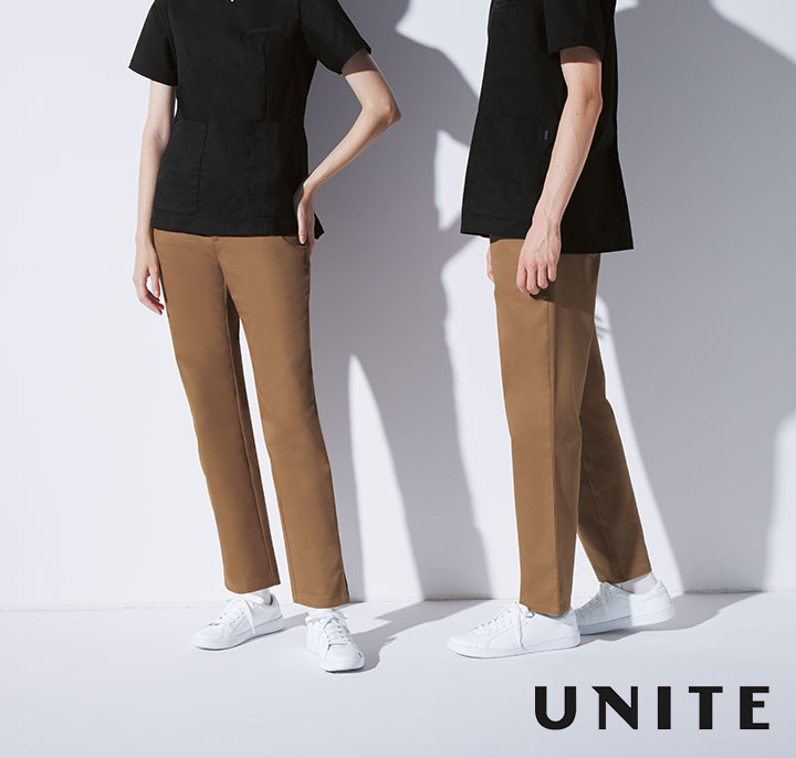 パンツ 女性用 ユナイト UN-0096 レディース 医療用 ズボン 抗菌防臭 ストレッチ ...