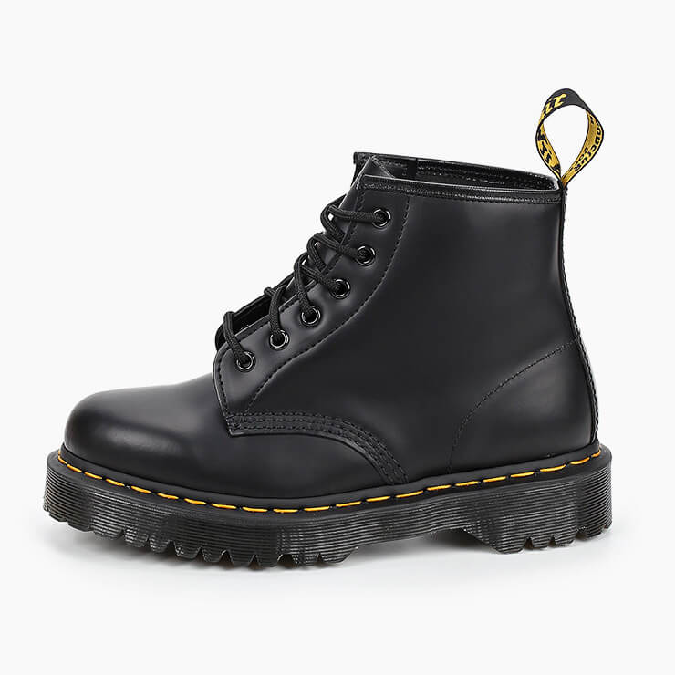 ドクターマーチン 101 ベックス 6ホール ブーツ Dr.Martens BEX 6EYEBOOT 26203001 メンズ レディース 厚底 ミドル丈 ショートブーツ ブラック 黒 26203001 靴 BLACK