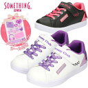 サムシング エドウィン SOMETHING EDWIN スニーカー シューズ 子供靴 キッズ ジュニア ガールズ 女の子 シューズ 靴 カジュアル 軽量 履きや...