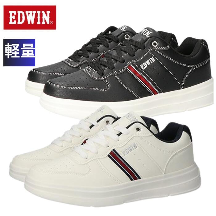 Rakuten - エドウィン EDWIN スニーカー シューズ 靴 メンズ 軽量 疲れない 歩きやすい 履きやすい ローカット EDW-7075