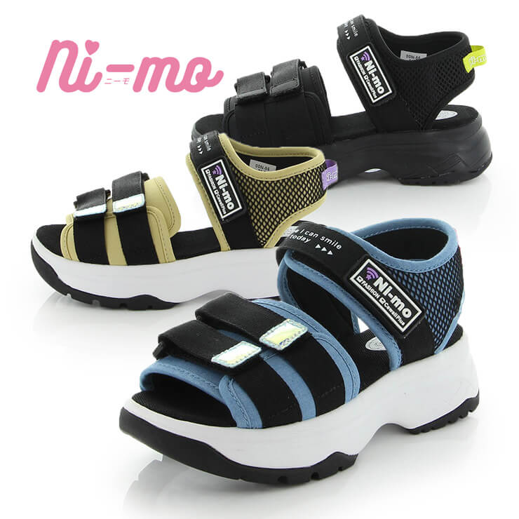 楽天BARNSNETSHOPNM ni-mo ニーモ キッズ スポーツ サンダル j033 20cm 21cm 22cm 23cm