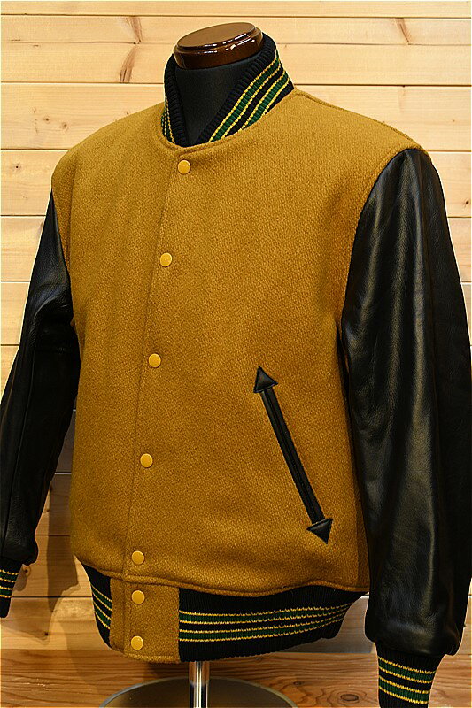 ホワイツビル アワードジャケット WV14904-119 30oz. WOOL MELTON AWARD JACKET “SOLID” ゴールド