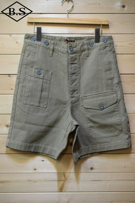 ʥ륱ܥ NigelCabourn 80401351000 LYBRO P-59 WW2 SHORT HB TAN