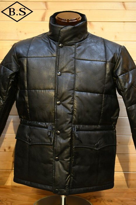 アディクトクローズ キルティングジャケット ADDICT CLOTHES ACV-QLT01WX WAXED COTTON QUILTED JACKET ブラック