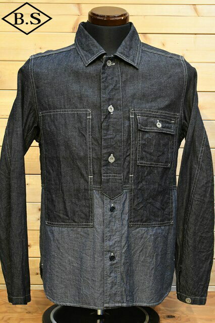 ڴָݥ5ܡۥʥ륱ܥ Nigel Cabourn 80400010005 桼ƥƥ UTILITY SHIRT-COTTON LINEN DENIM ǥ x 饤ȥǥ