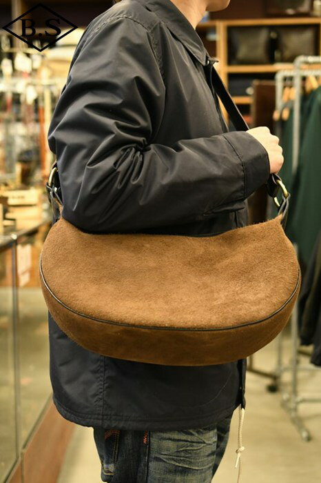 オーパス インセプション OPUS INCEPTION バッグ IPHSB-03R HORSE HIDE BANANA BAG ホースハイド バナナバッグ ブラウン×ブラック