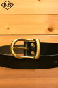 【期間限定ポイント5倍】ビッグジョン BIG JOHN ベルト VBLT02 5mm Leather Belt ブラック