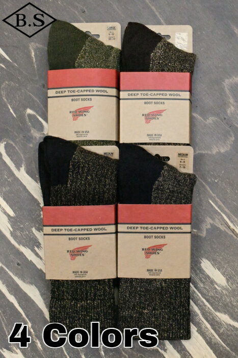 レッドウイング REDWING ソックス NO.97640 DEEP TOE-CAPPED WOOL SOCKS ディープトゥ キャップド ウールソックス