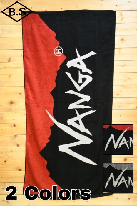 ナンガ NANGA 小物 NANGA LOGO BATH TOWEL ナンガ ロゴ バスタオル
