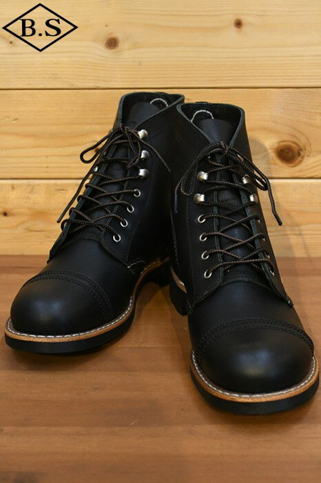 レッドウイング レッドウィング REDWING ブーツ NO.3366 IRON RANGER アイアンレンジャー バウンダリー ブラック BLACK レディース