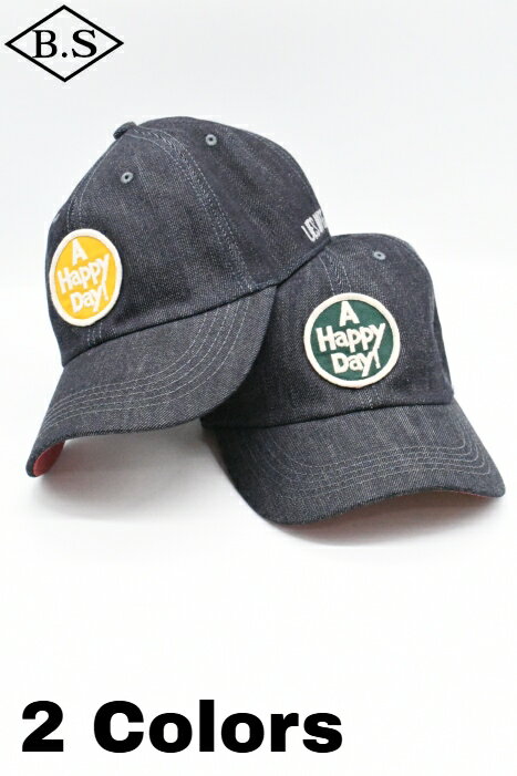 【期間限定ポイント5倍】ウエス UES キャップ 82DC デニムキャップ A HAPPY DAY!