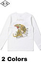 テーラー東洋 TAILOR TOYO 長袖Tシャツ TT69298 LONG SLEEVE SUKA T-SHIRT EMBROIDERED “TIGER”