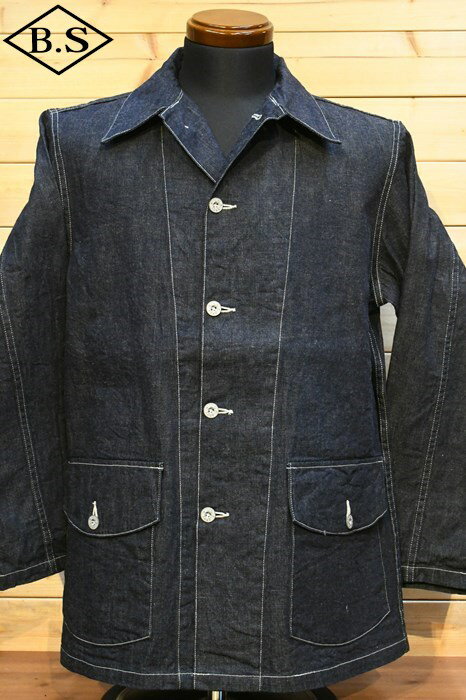 oYN\Y BUZZ RICKSONfS GW BR15302 U.S. ARMY DENIM WORKING JACKET NAVY