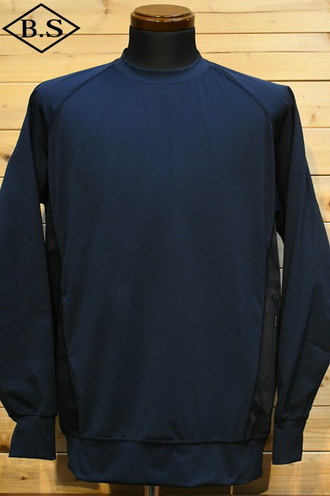 ダイワライフスタイル DAIWA LIFESTYLE 長袖Tシャツ DE-077-7023EX STRETCH CREW ネイビー