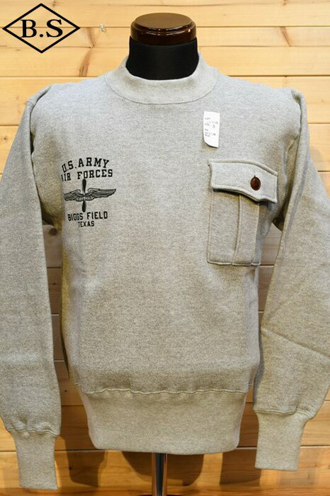 クッシュマン スウェットCUSHMAN 26336 ONE POCKET SWEAT SHIRTS (U.S.ARMY) ワンポケットスウェットシャツ