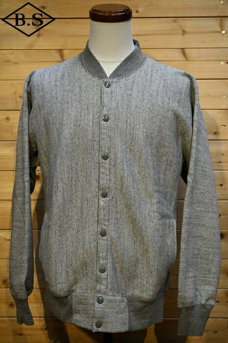 zCcr WHITES VILLE AE^[ WV69265 HORIZONTAL KINTTING BUTTON CARDIGAN H.GRAY O[