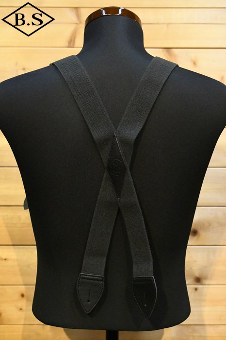 【期間限定ポイント5倍】ナイジェル ケーボン Nigel Cabourn 小物 80480064000 US ARMY SUSPENDER US アーミーサスペンダー チャコールグレー