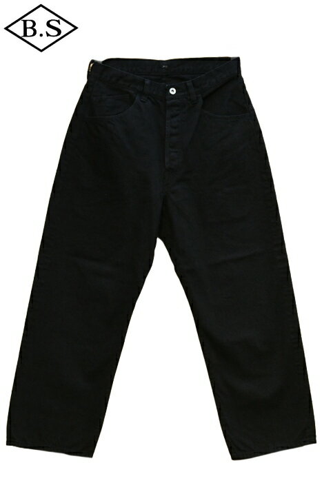 楽天BarnStormer3号店【期間限定 ポイント5倍】ポータークラシック PORTER CLASSIC パンツ PC-005-2144 STEINBECK DENIM PANTS BLACK スタインベックデニムパンツ ブラック