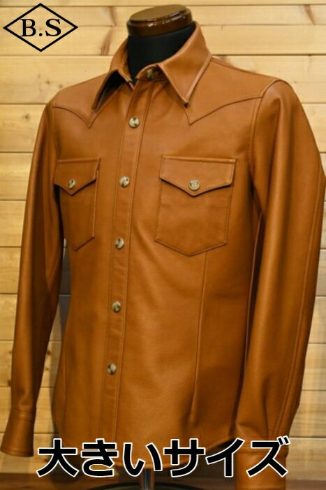 Cc[U[ Yf2 LEATHER U[WPbg SS-13 STEER OIL WESTERN SHIRT XeAIC EGX^Vc L 傫TCY