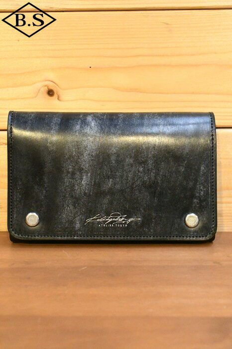 ローリングダブトリオ Rolling dub trio ミドルウォレット MULTI MIDDLE TRUCKERS WALLET (Bridle leather) BLACK