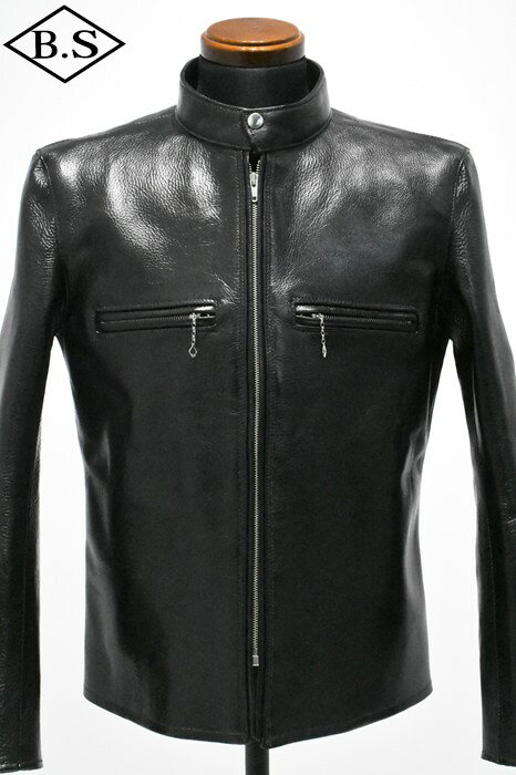 BOOTES ボーテス レザージャケット bts-urus-b Single Riders Jacket Urus BLACK