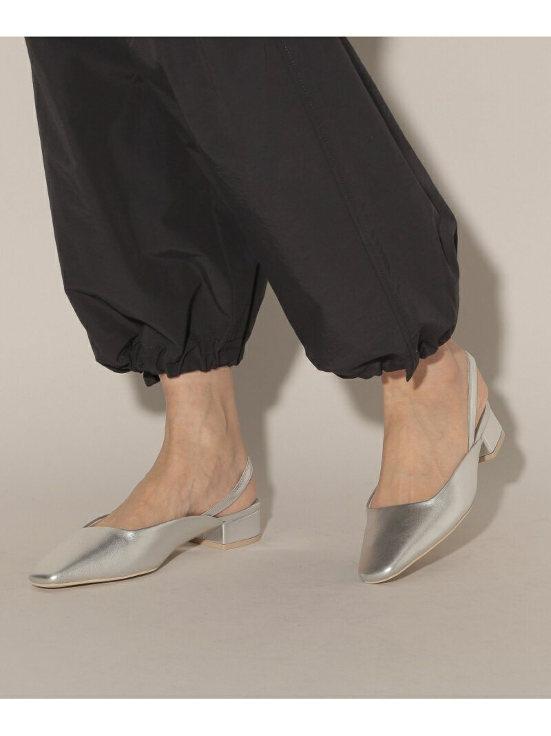 【SALE／60%OFF】スリングバックパンプス BARNYARDSTORM バンヤードストーム シューズ・靴 パンプス シルバー ベージュ【RBA_E】【送料無料】[Rakuten Fashion]